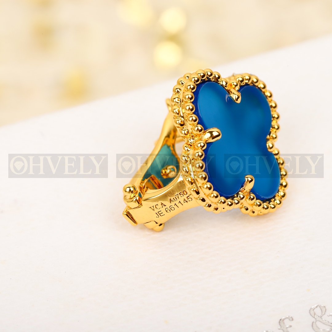 반클리프 아펠 Van Cleef & Arpels 스위트 알함브라 이어링 아게이트 상품 썸네일