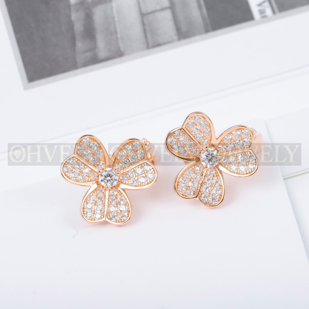 반클리프 아펠 Van Cleef & Arpels 프리볼(Frivole) 이어링 ( 로즈골드, 실버 ) 상품 썸네일