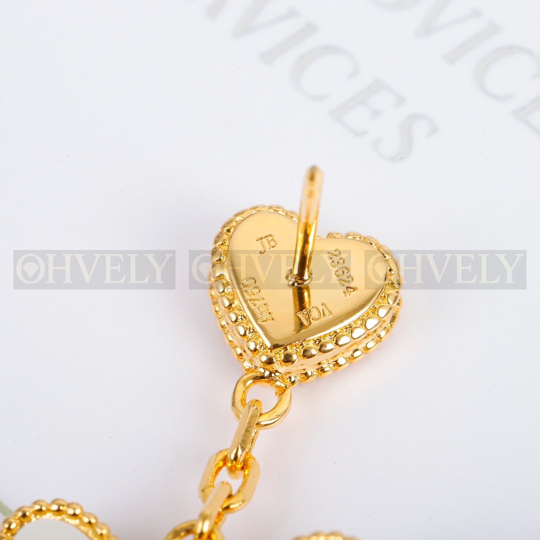 반클리프 아펠 Van Cleef & Arpels 럭키 알함브라 이어링 ( 레드, 화이트 ) 상품 썸네일