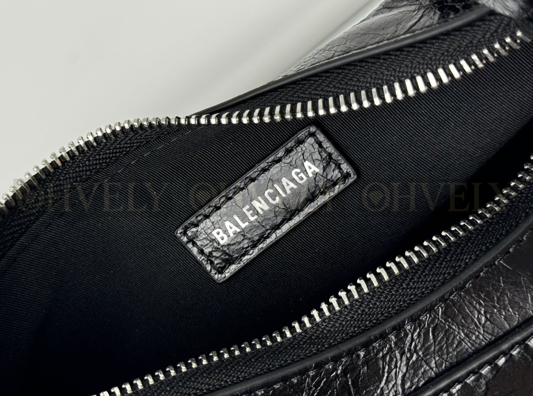 Balenciaga Le Cagole 스몰 숄더백 라인스톤(블랙) 상품 썸네일