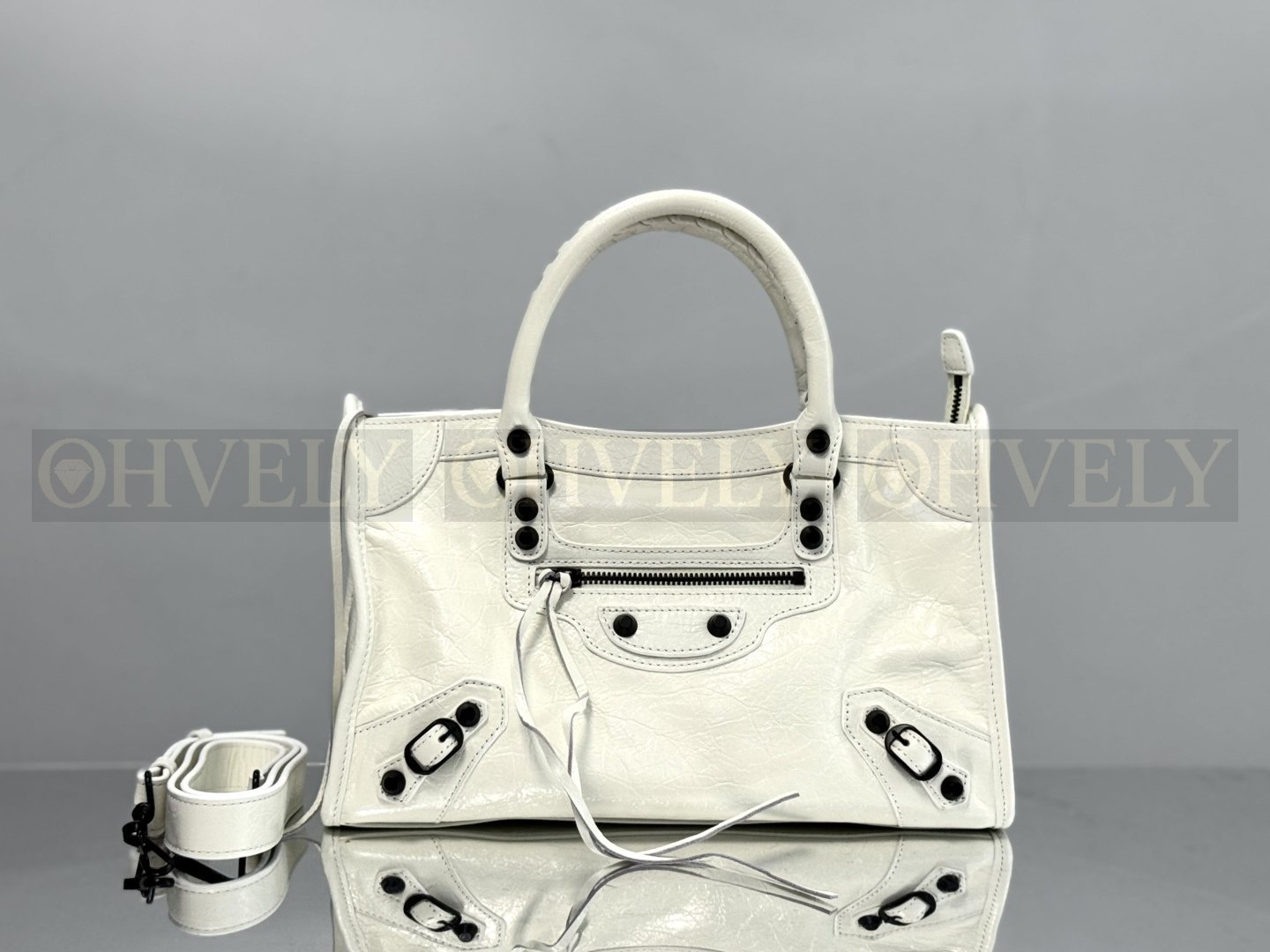 Balenciaga Le city 스몰백(화이트)블랙버클