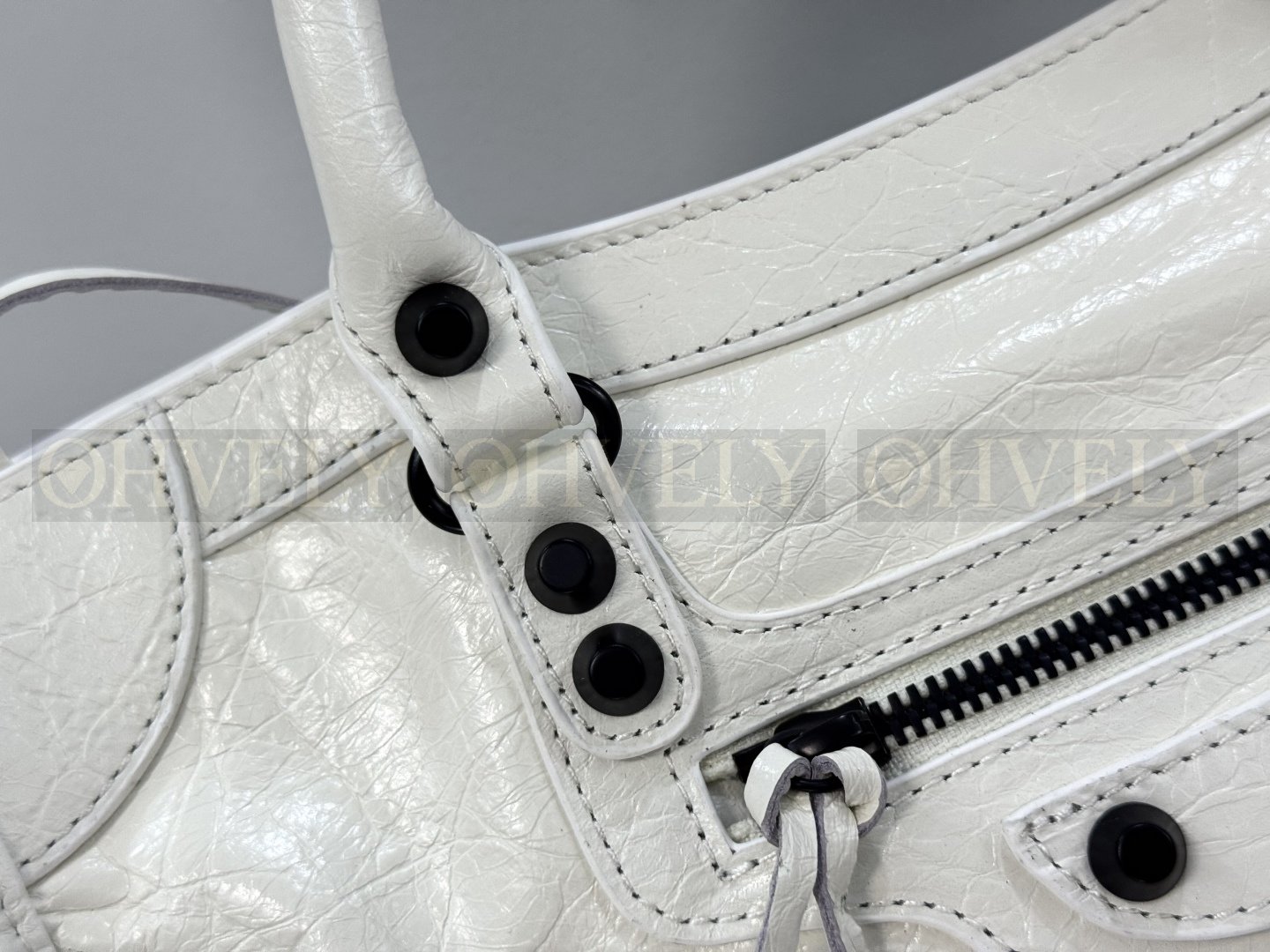 Balenciaga Le city 미디엄백(화이트)블랙버클 상품 썸네일