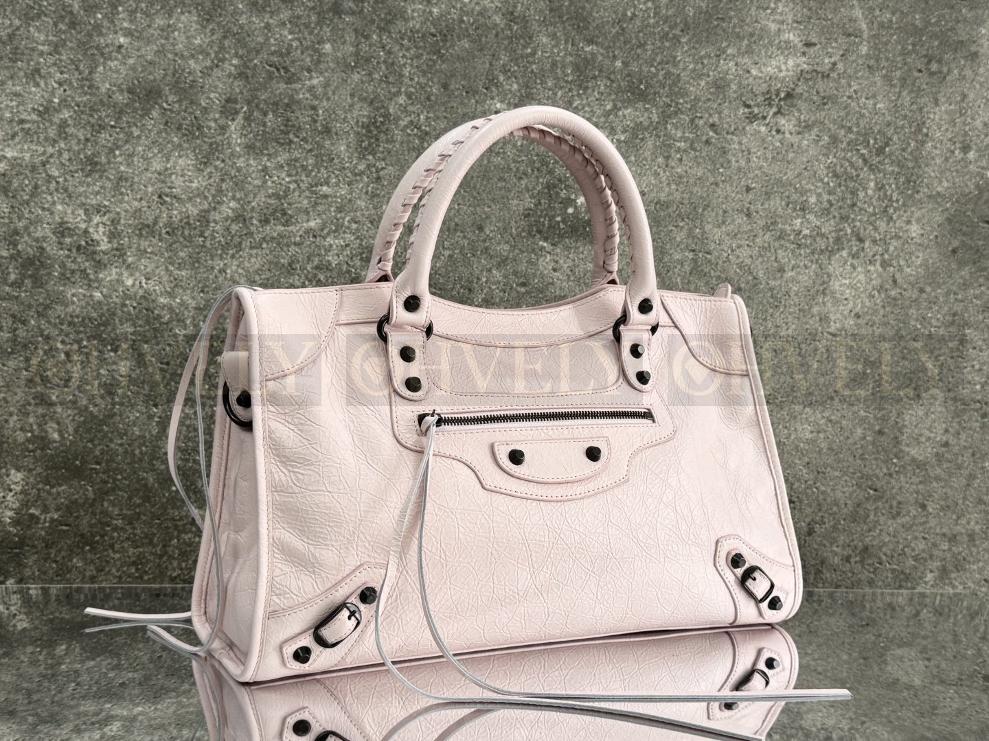 Balenciaga Le city 미디엄백(페탈핑크)블랙버클 상품 썸네일