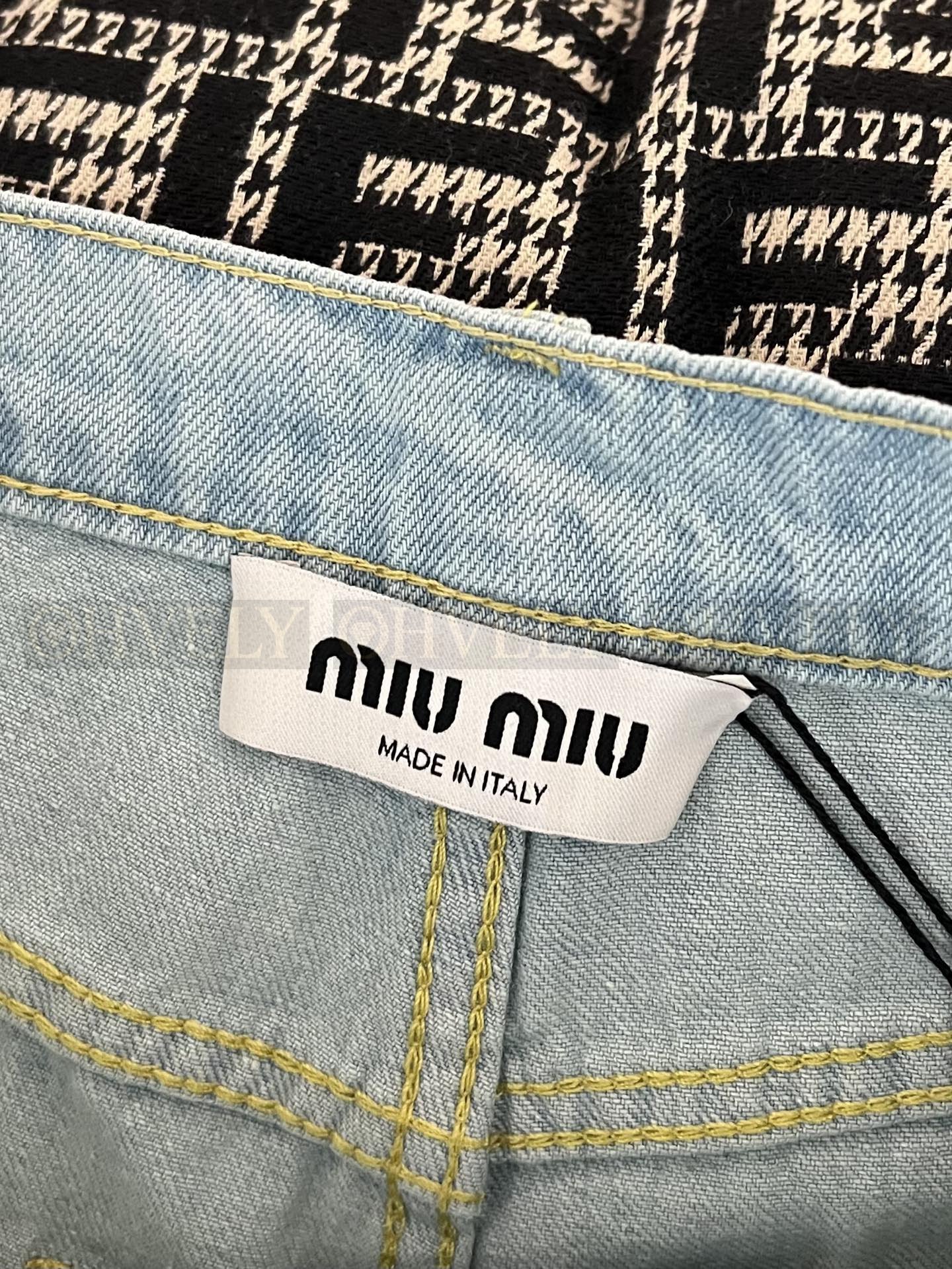 【 ZP버전 】miumiu 26ss 데님 진 상품 썸네일