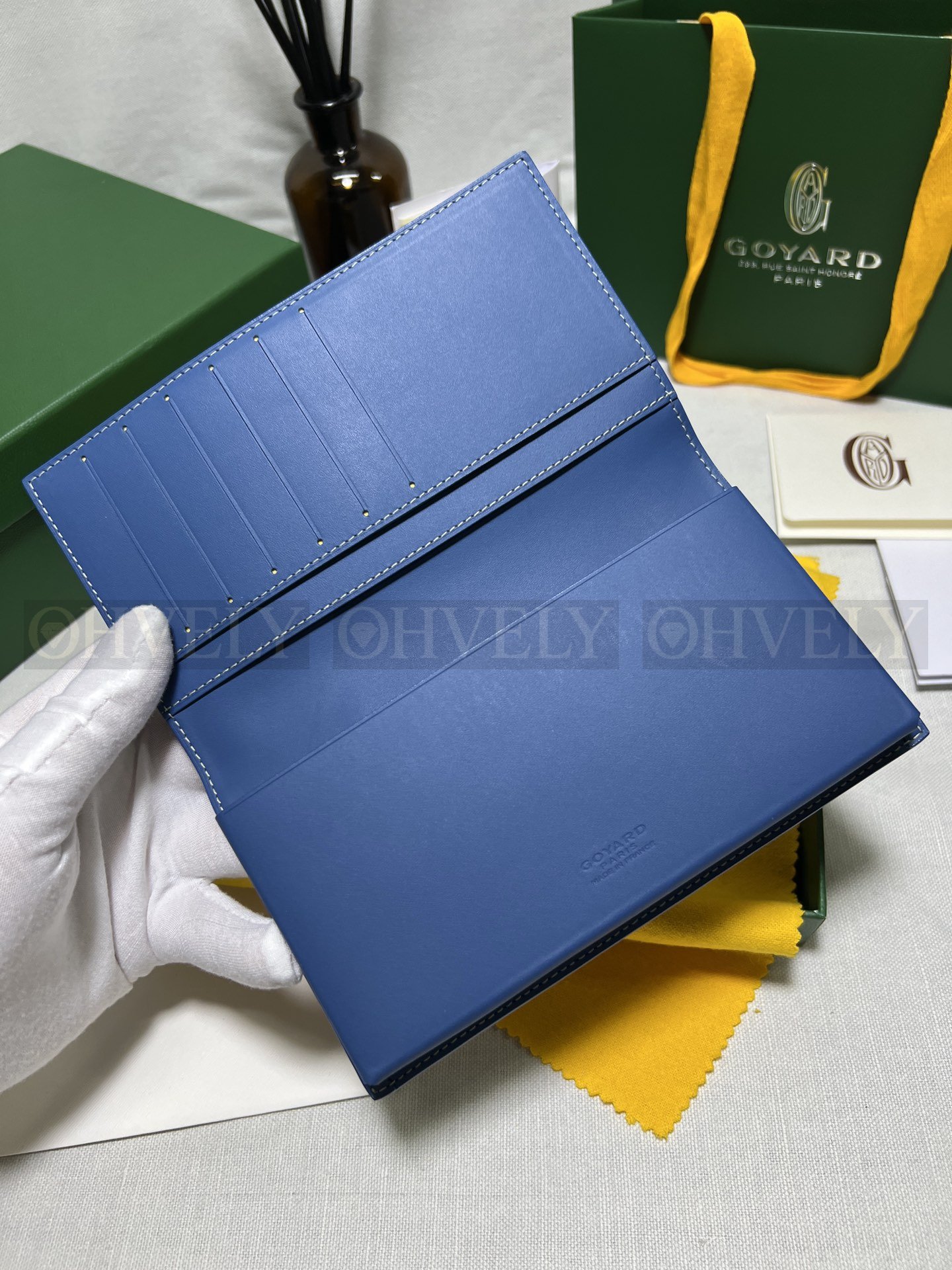 GOYARD 고야드 리슐리외 롱 수납 월렛 블루 상품 썸네일