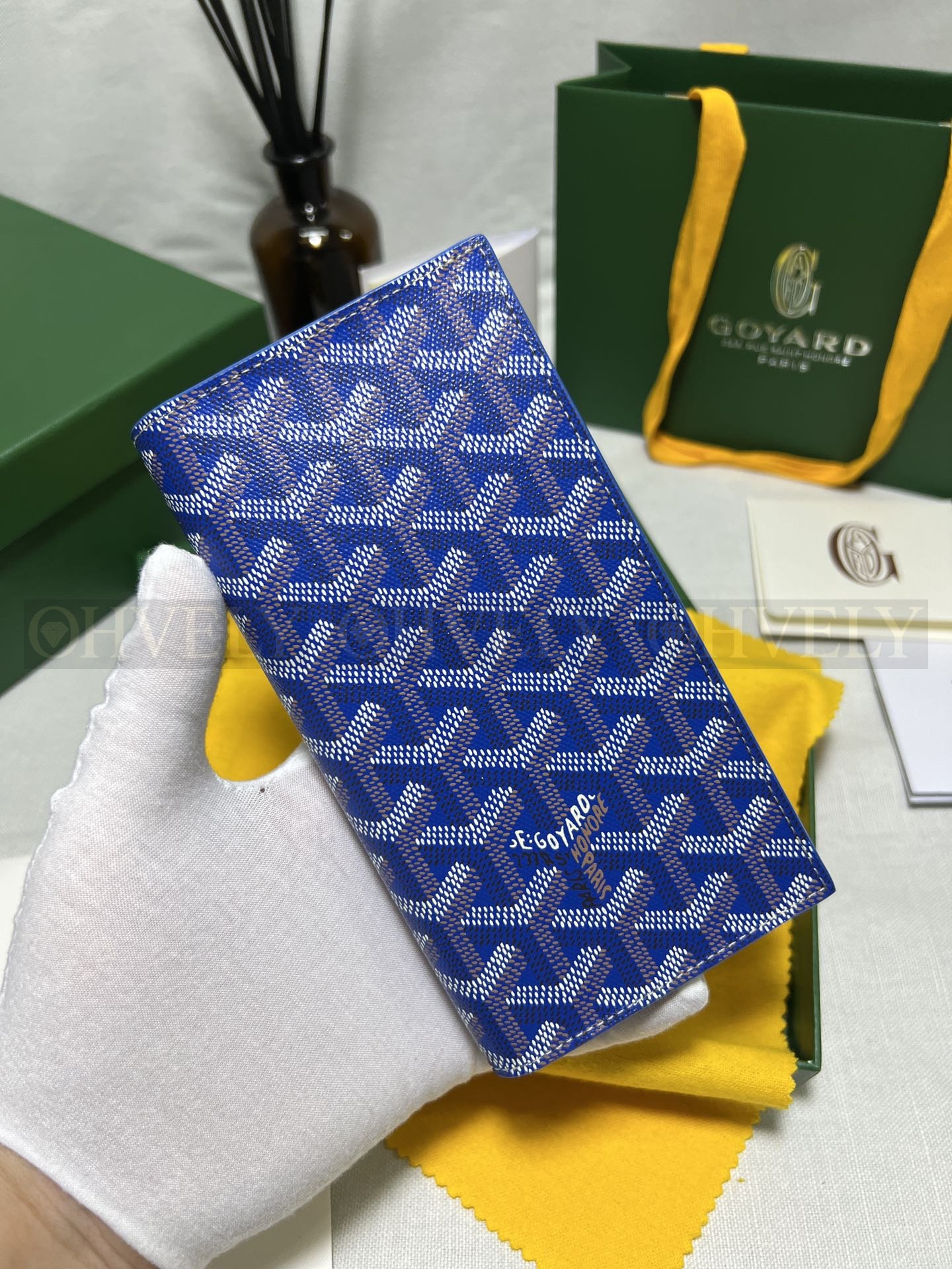 GOYARD 고야드 리슐리외 롱 수납 월렛 블루 상품 썸네일