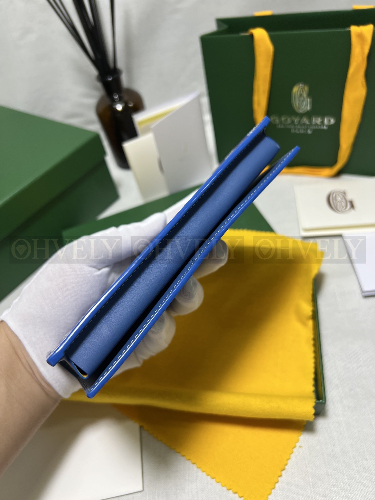 GOYARD 고야드 리슐리외 롱 수납 월렛 블루 상품 썸네일