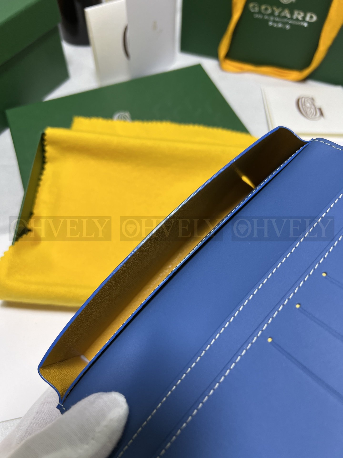 GOYARD 고야드 리슐리외 롱 수납 월렛 블루 상품 썸네일