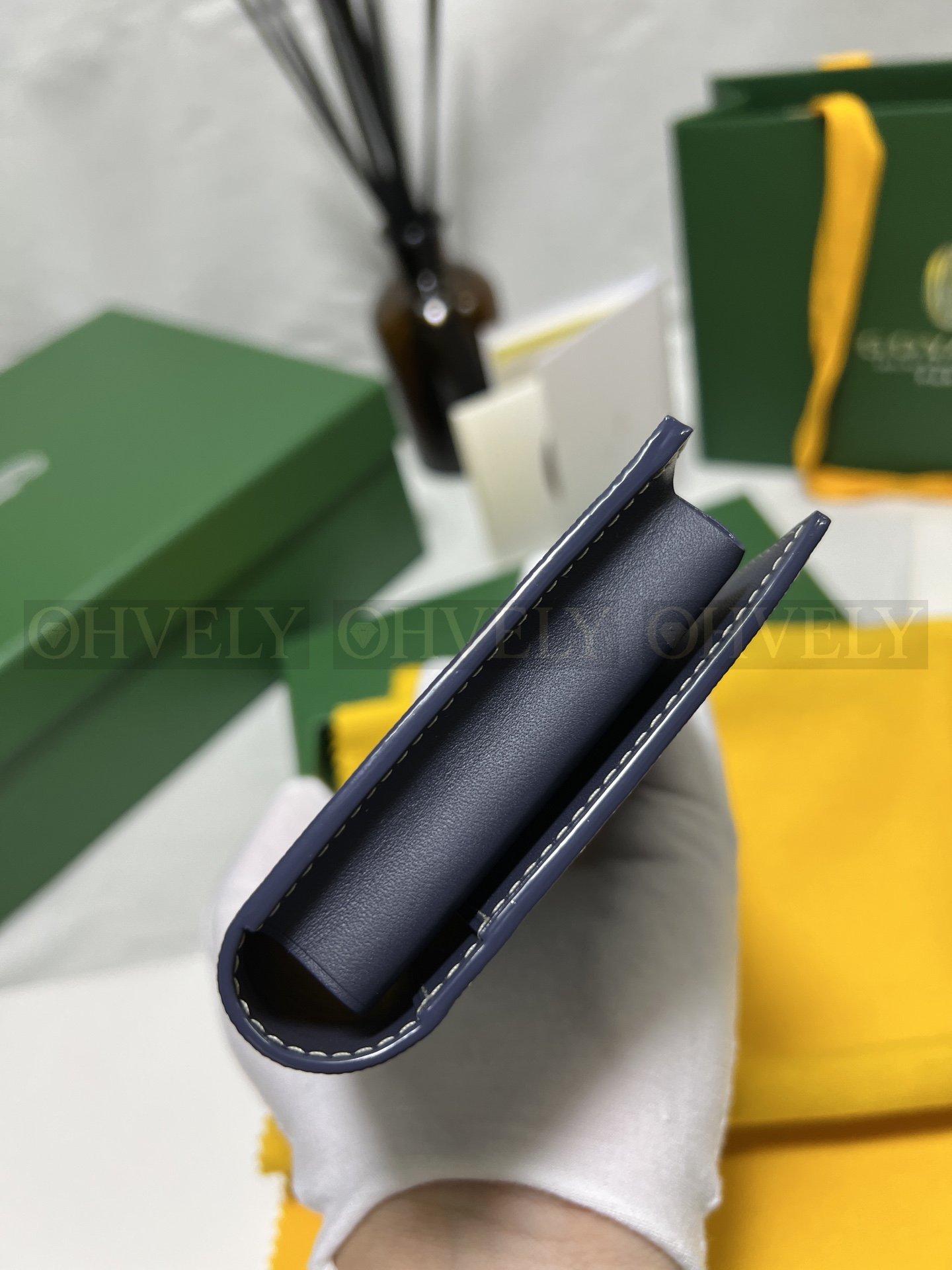GOYARD 고야드 리슐리외 롱 수납 월렛 다크블루 상품 썸네일
