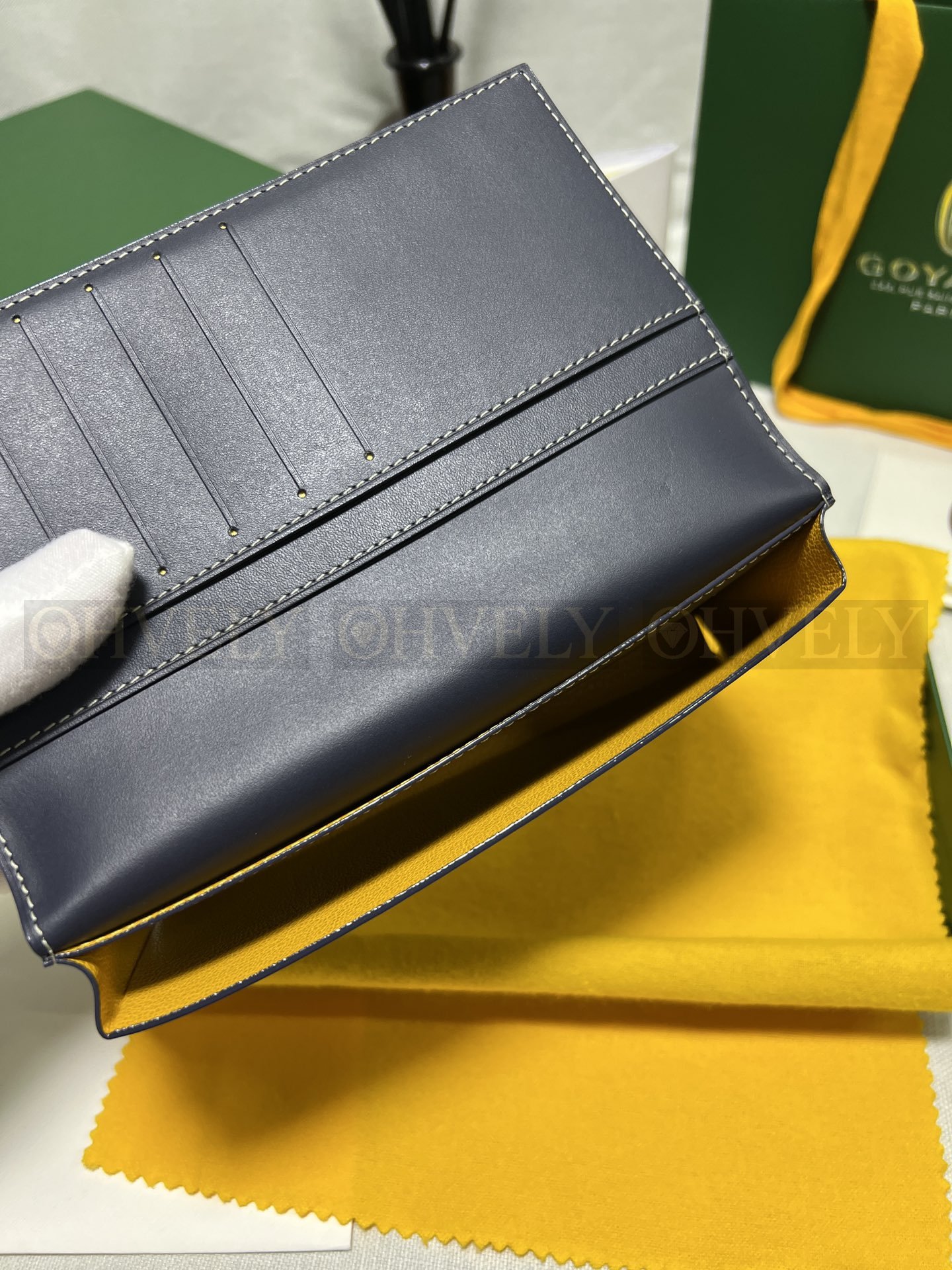GOYARD 고야드 리슐리외 롱 수납 월렛 다크블루 상품 썸네일