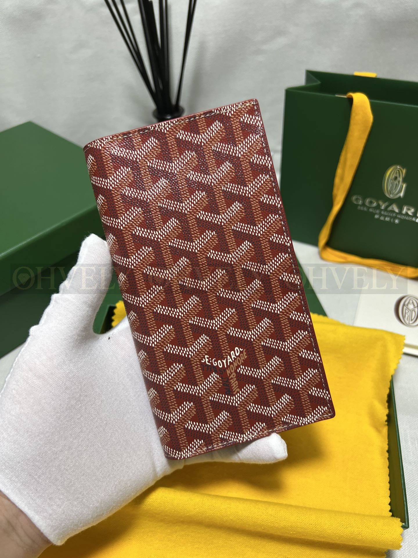 GOYARD 고야드 리슐리외 롱 수납 월렛 레드 상품 썸네일