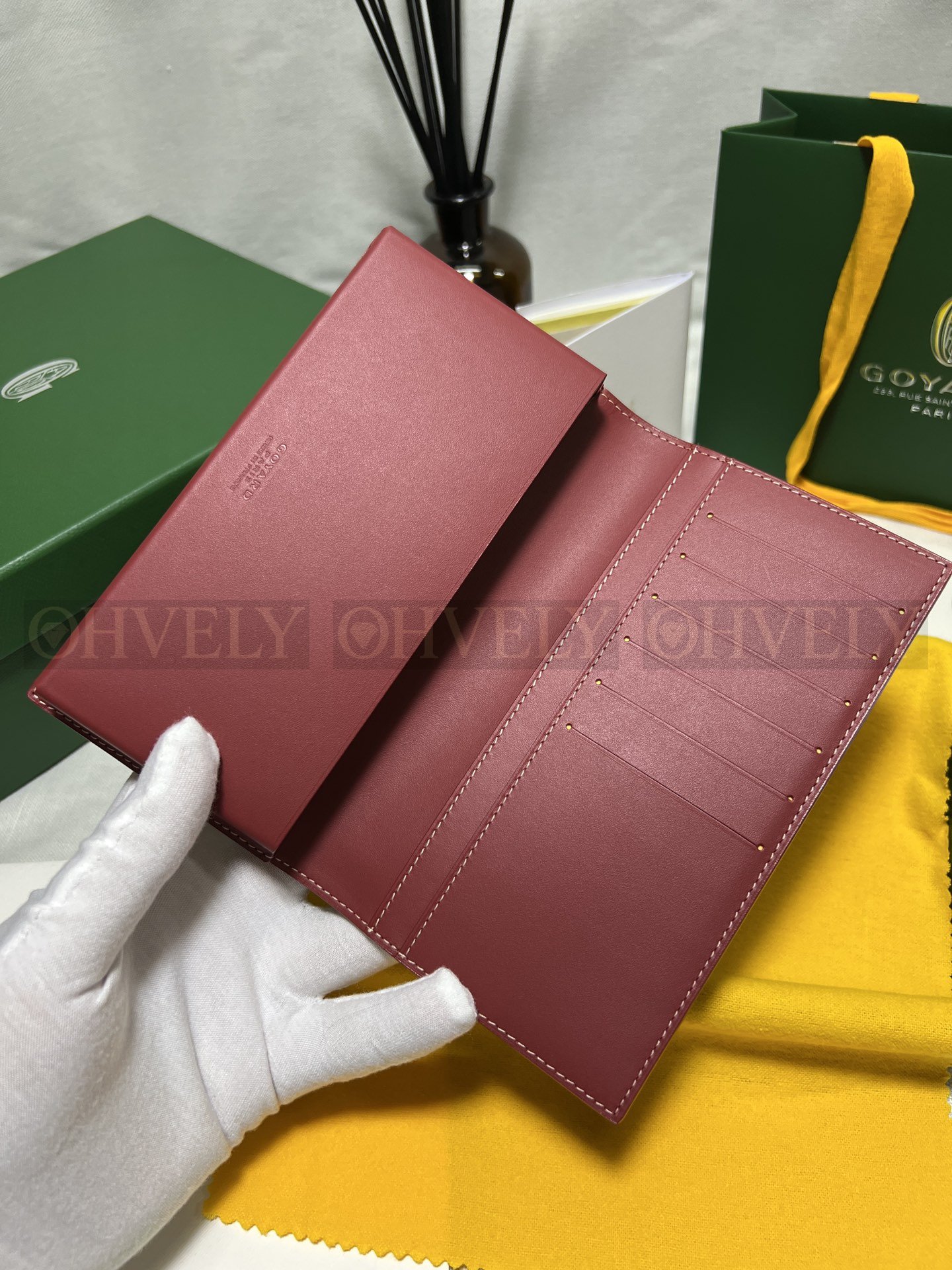 GOYARD 고야드 리슐리외 롱 수납 월렛 레드 상품 썸네일