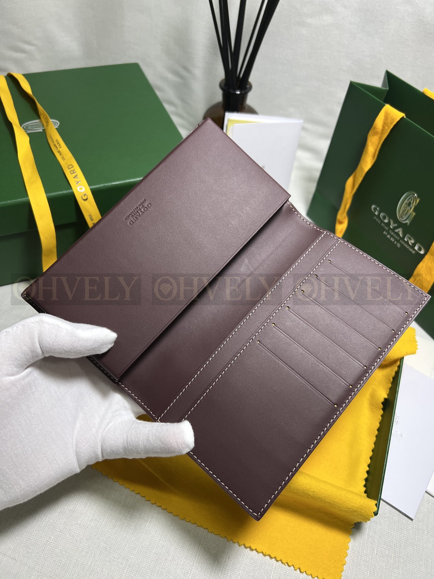 GOYARD 고야드 리슐리외 롱 수납 월렛 레드와인 상품 썸네일