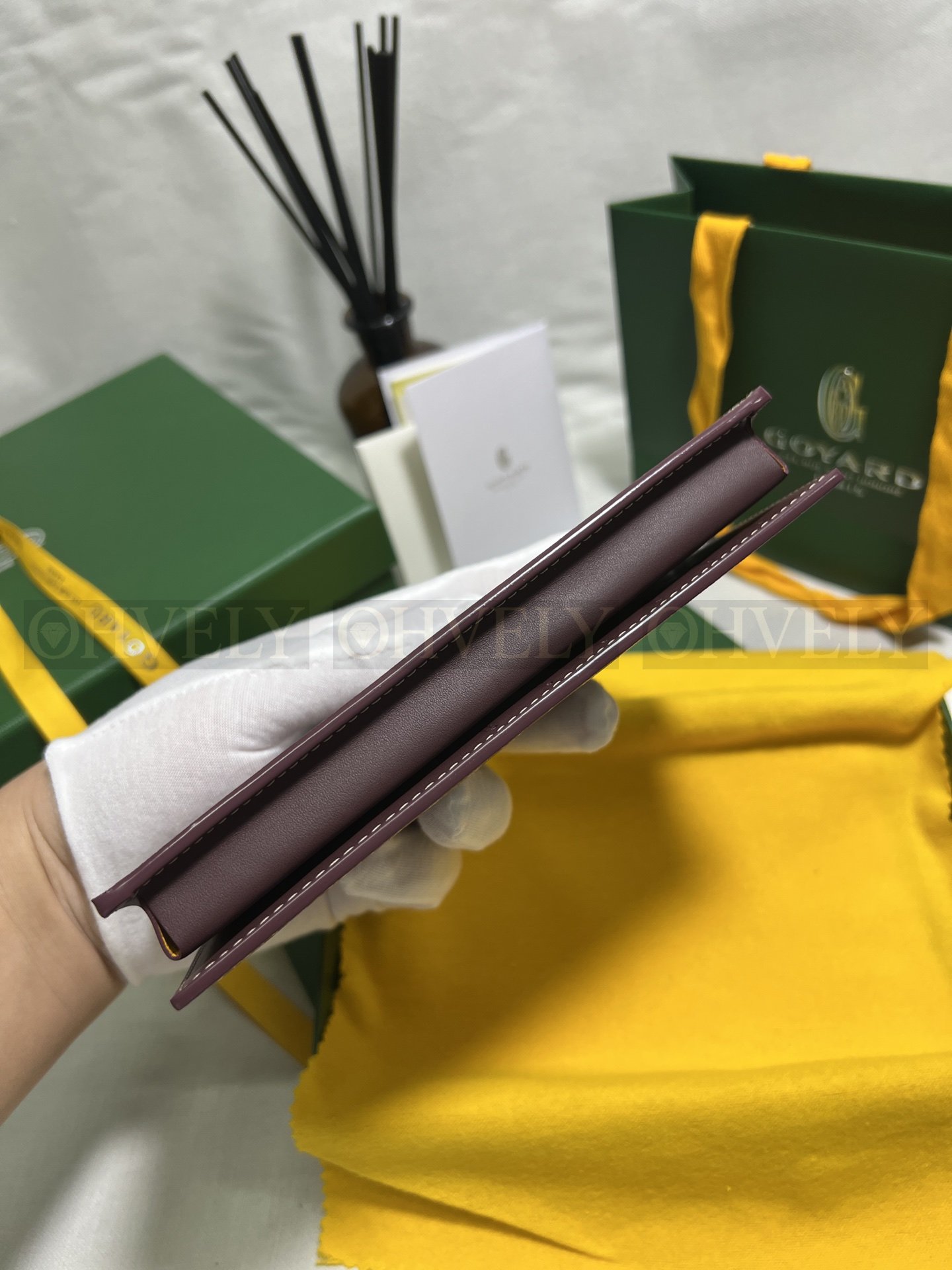 GOYARD 고야드 리슐리외 롱 수납 월렛 레드와인 상품 썸네일