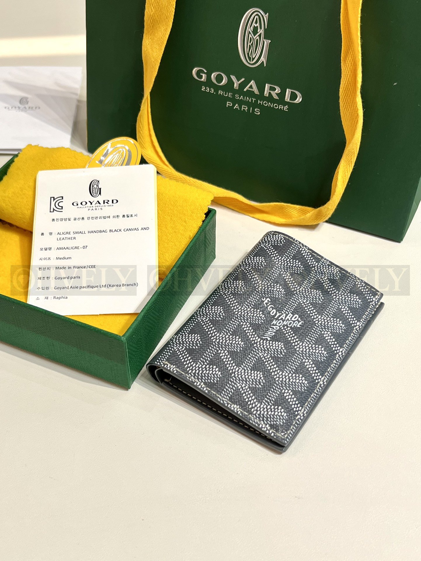 GOYARD 고야드 인서트 빅투아르 카드 홀더 블랙 상품 썸네일