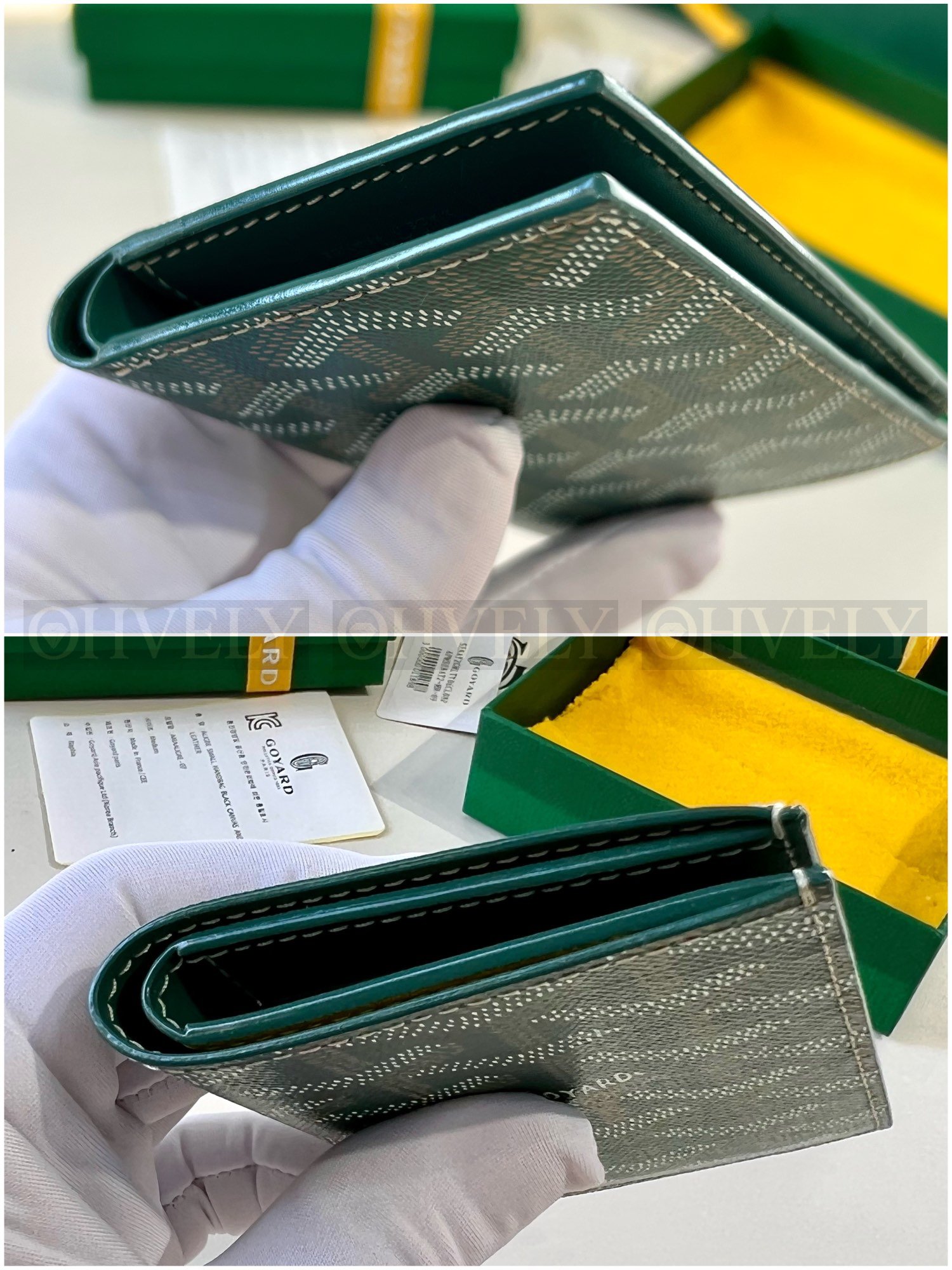 GOYARD 고야드 인서트 빅투아르 카드 홀더 그린 상품 썸네일
