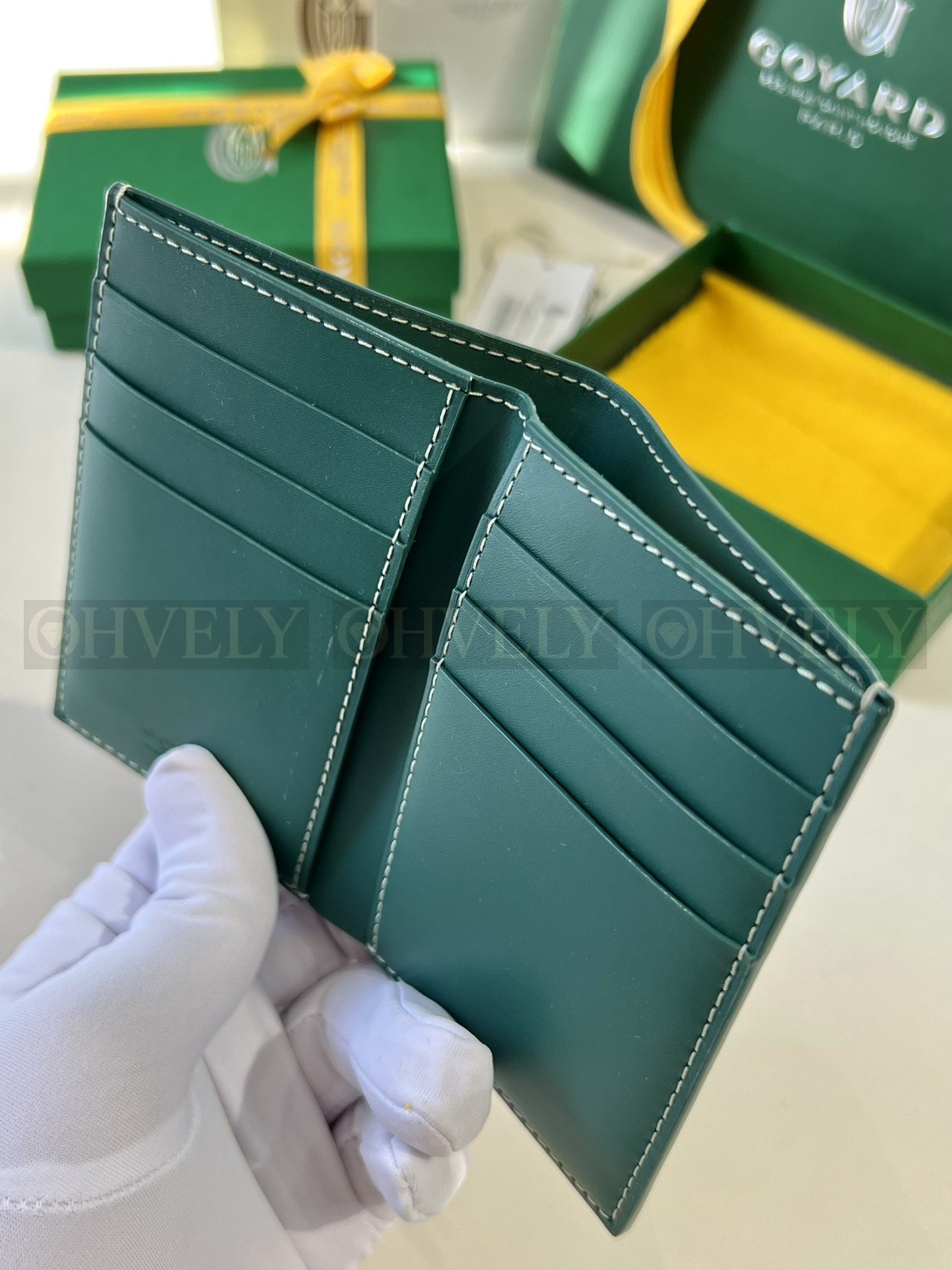 GOYARD 고야드 인서트 빅투아르 카드 홀더 그린 상품 썸네일