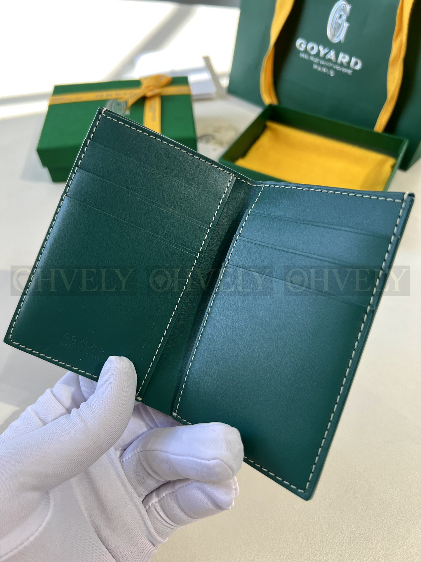 GOYARD 고야드 인서트 빅투아르 카드 홀더 그린 상품 썸네일