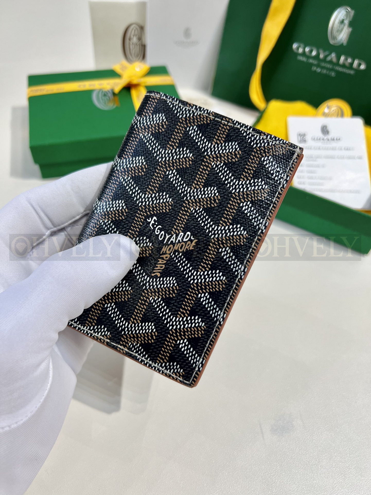 GOYARD 고야드 인서트 빅투아르 카드 홀더 블랙&브라운 상품 썸네일