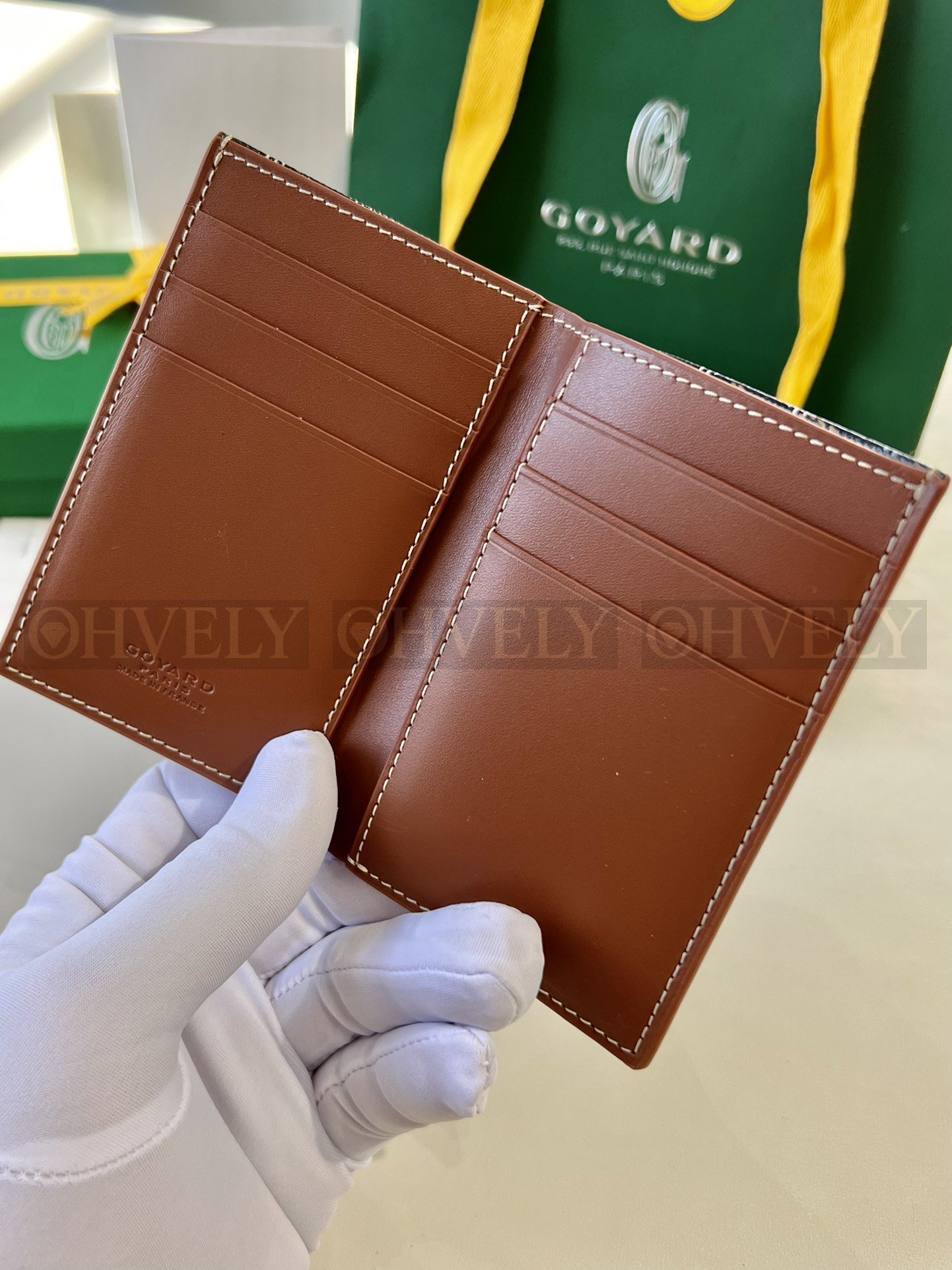 GOYARD 고야드 인서트 빅투아르 카드 홀더 블랙&브라운 상품 썸네일