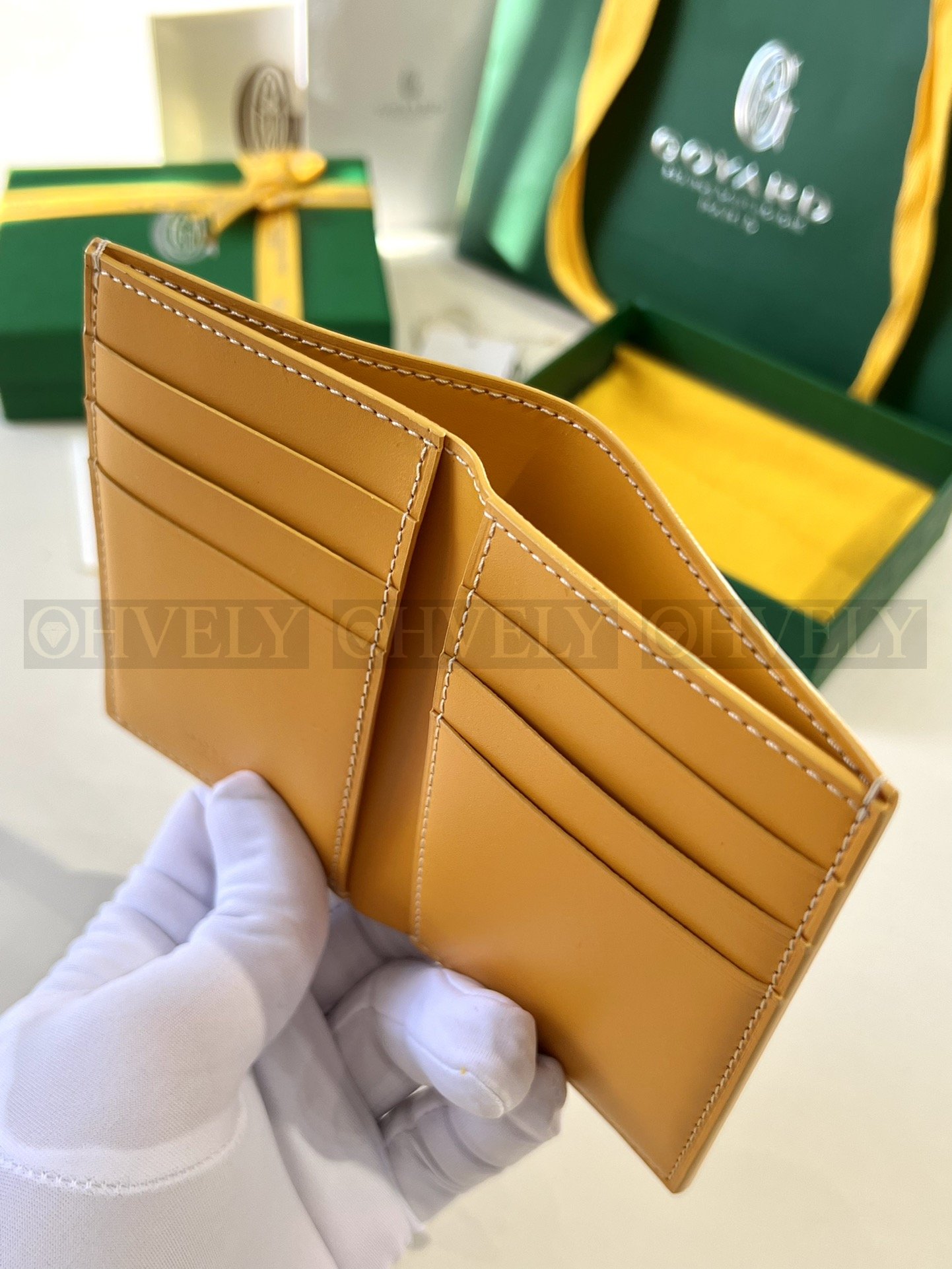 OYARD 고야드 인서트 빅투아르 카드 홀더 옐로우 상품 썸네일