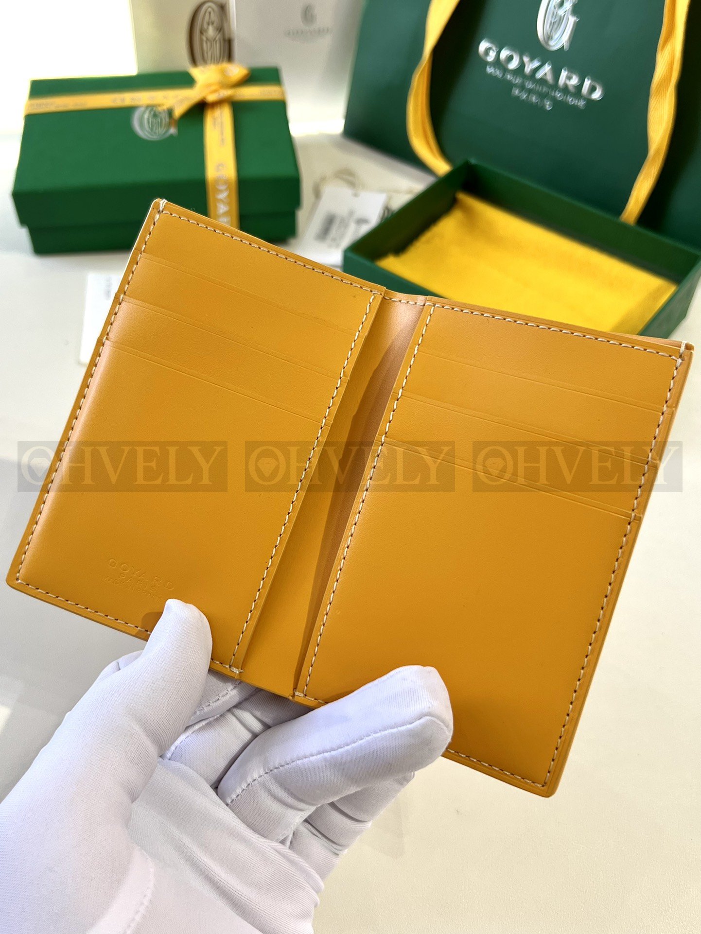 OYARD 고야드 인서트 빅투아르 카드 홀더 옐로우 상품 썸네일