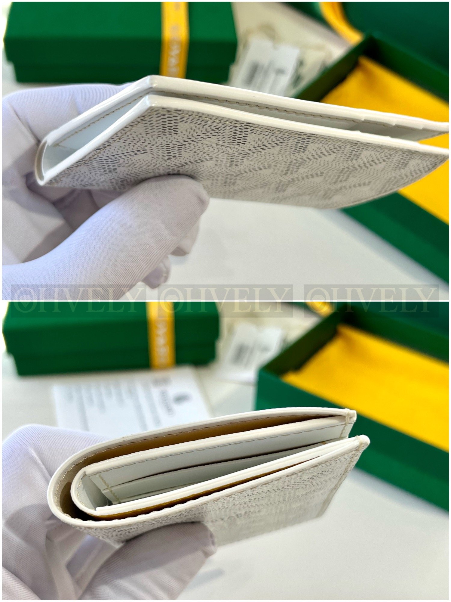 GOYARD 고야드 인서트 빅투아르 카드 홀더 화이트 상품 썸네일