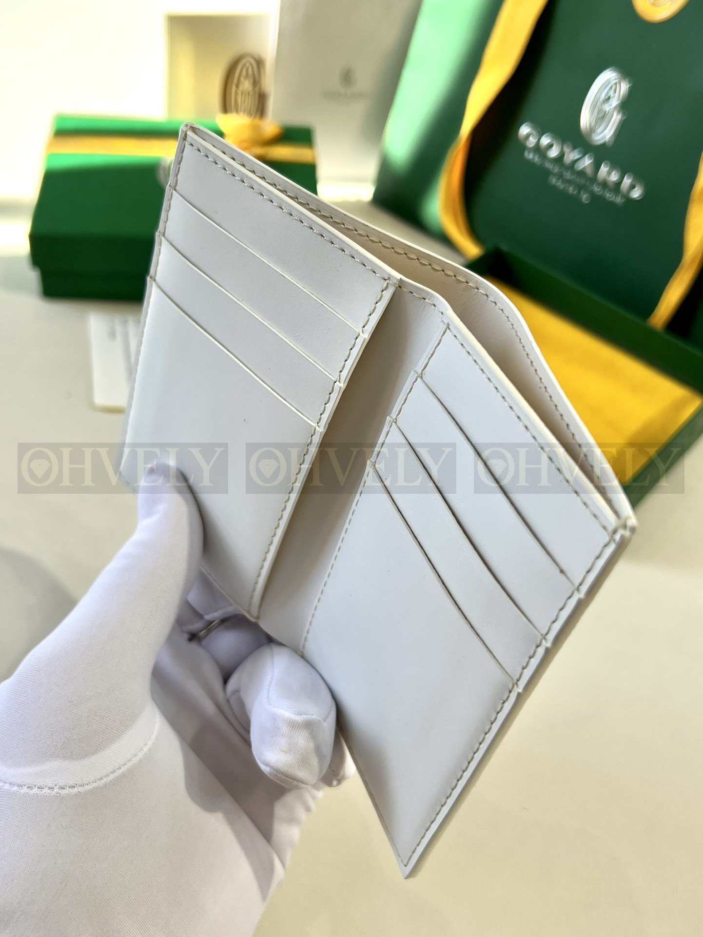 GOYARD 고야드 인서트 빅투아르 카드 홀더 화이트 상품 썸네일