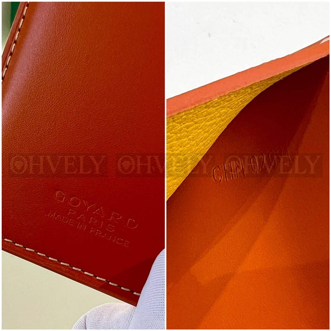 GOYARD 고야드 인서트 빅투아르 카드 홀더 오렌지 상품 썸네일