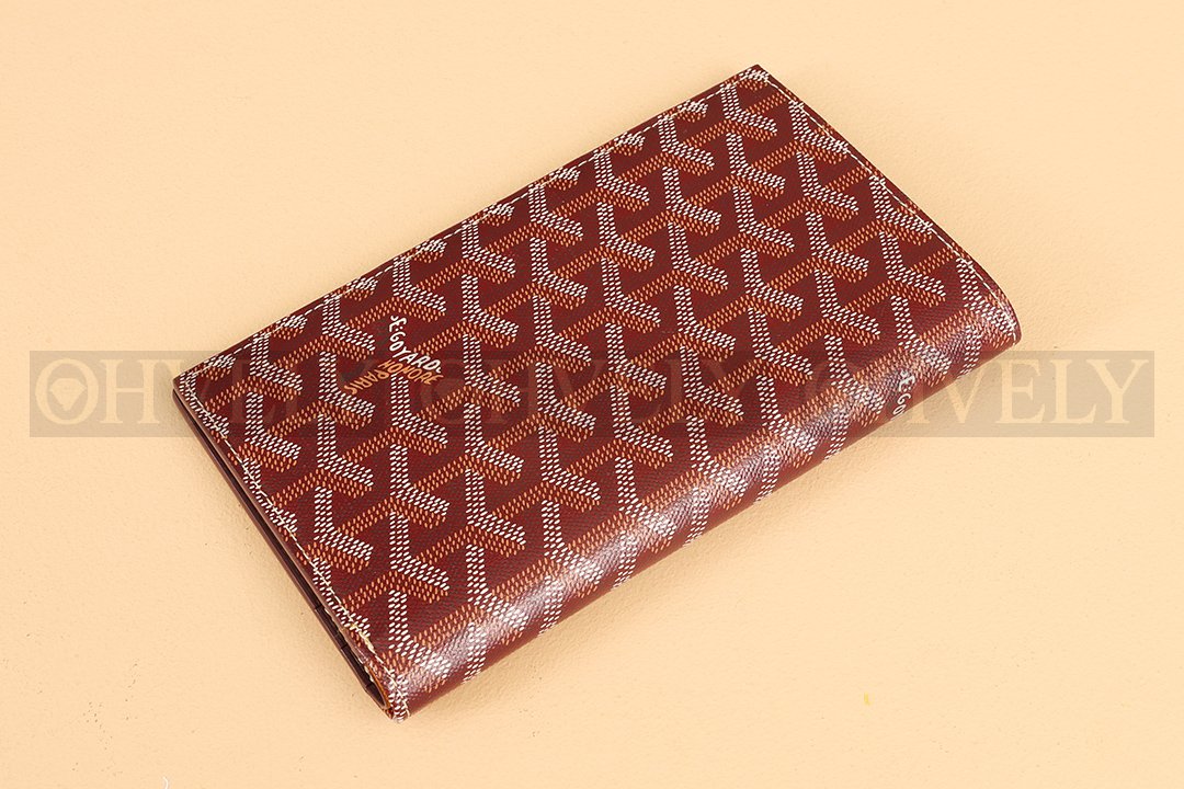 GOYARD 고야드 리슐리외 롱 카드 홀더 레드와인 상품 썸네일