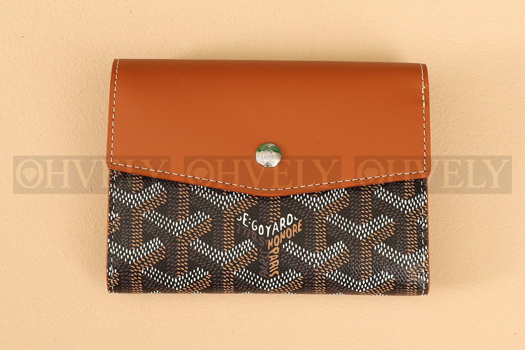 GOYARD 고야드 빅투아르 컴팩트 월렛 블랙 & 브라운