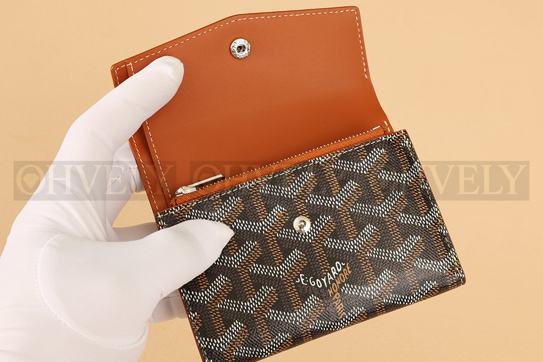 GOYARD 고야드 빅투아르 컴팩트 월렛 블랙 & 브라운 상품 썸네일