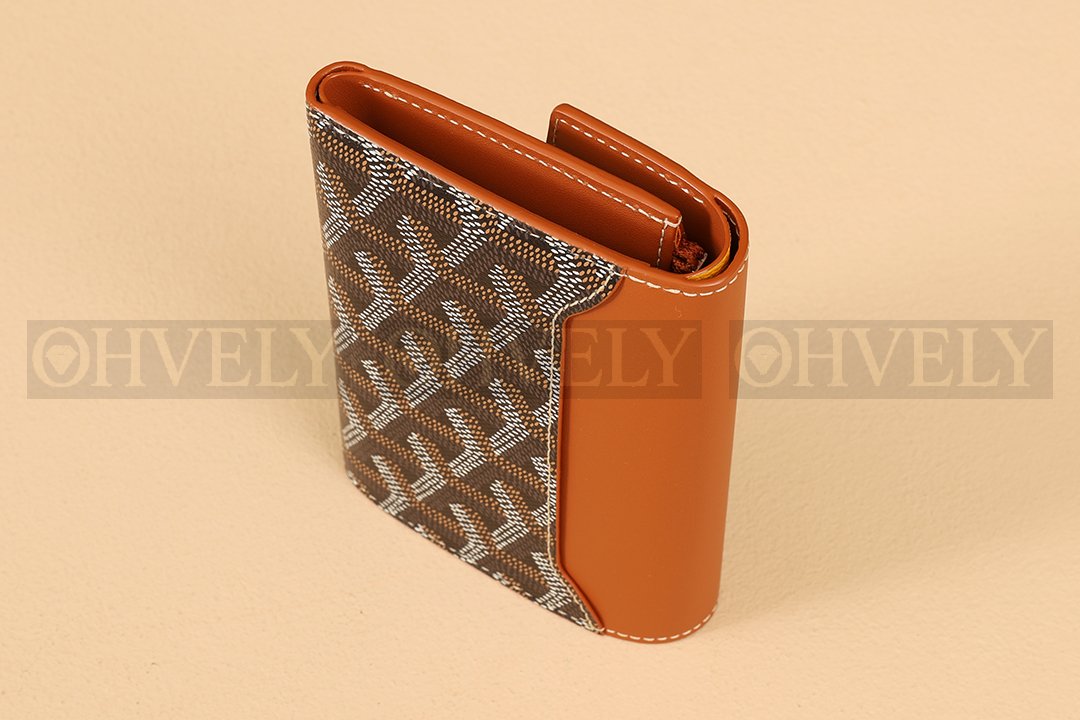 GOYARD 고야드 빅투아르 컴팩트 월렛 블랙 & 브라운 상품 썸네일