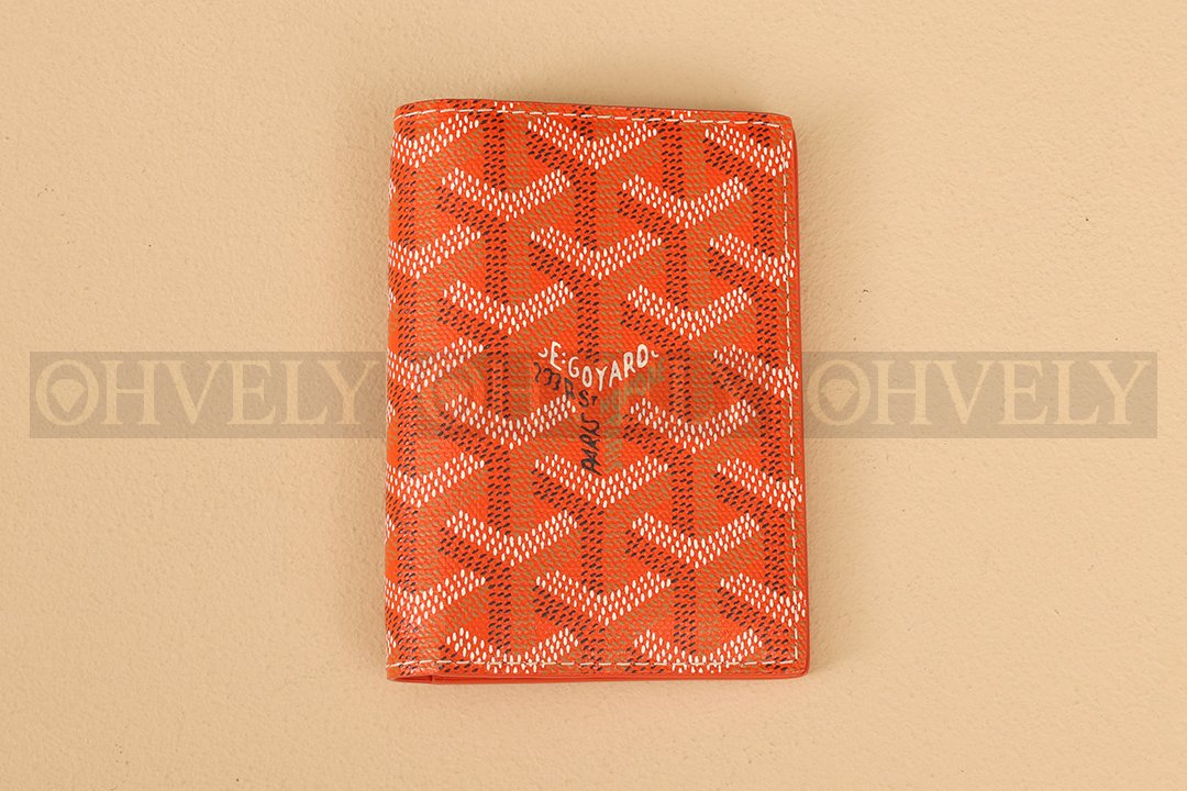 GOYARD 고야드 생 피에르 카드 홀더 오렌지