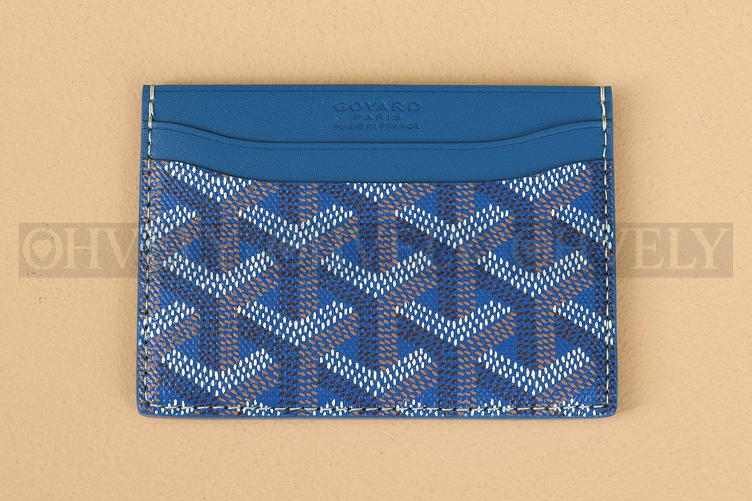 GOYARD 고야드 생 쉴피스 카드 홀더 블루