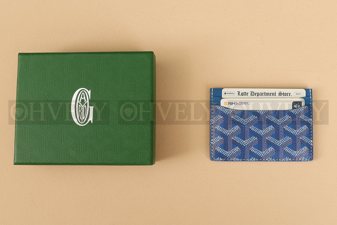 GOYARD 고야드 생 쉴피스 카드 홀더 블루 상품 썸네일