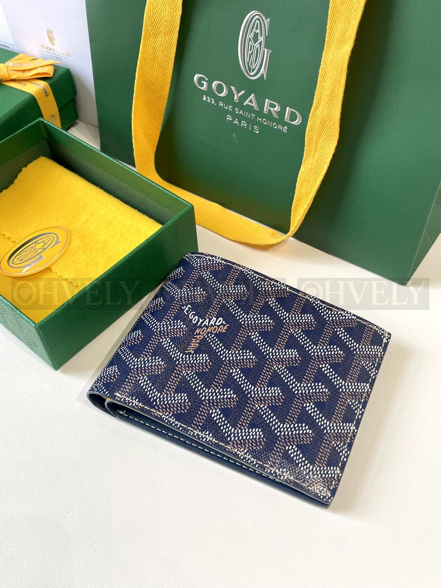 GOYARD 고야드 빅투아르 반지갑 네이비 상품 썸네일