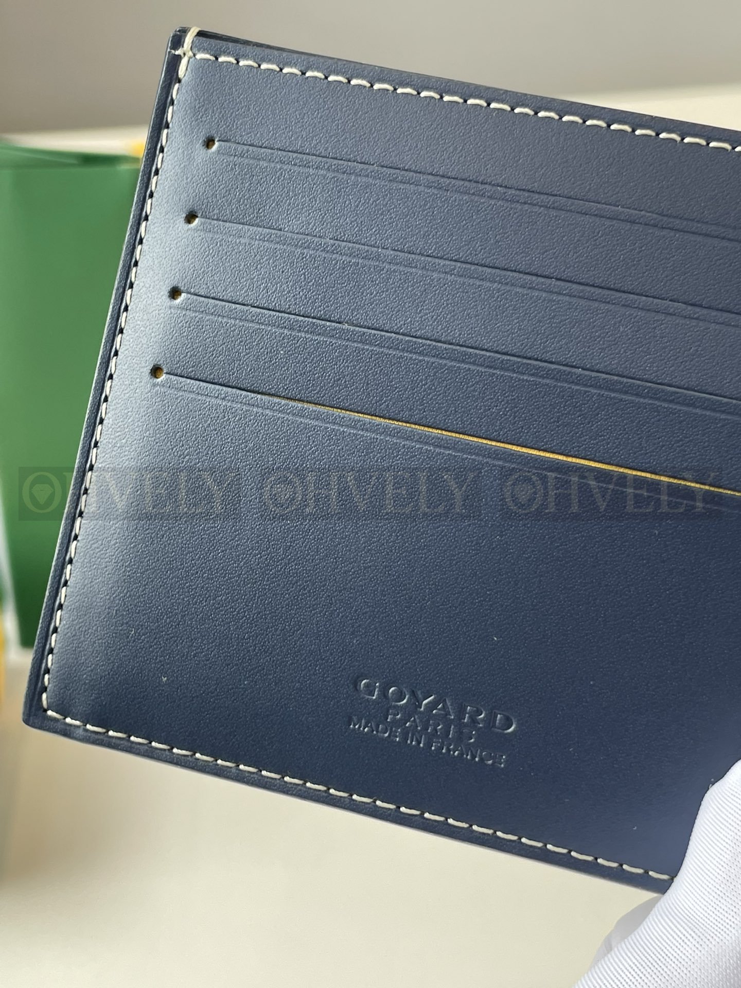 GOYARD 고야드 빅투아르 반지갑 네이비 상품 썸네일