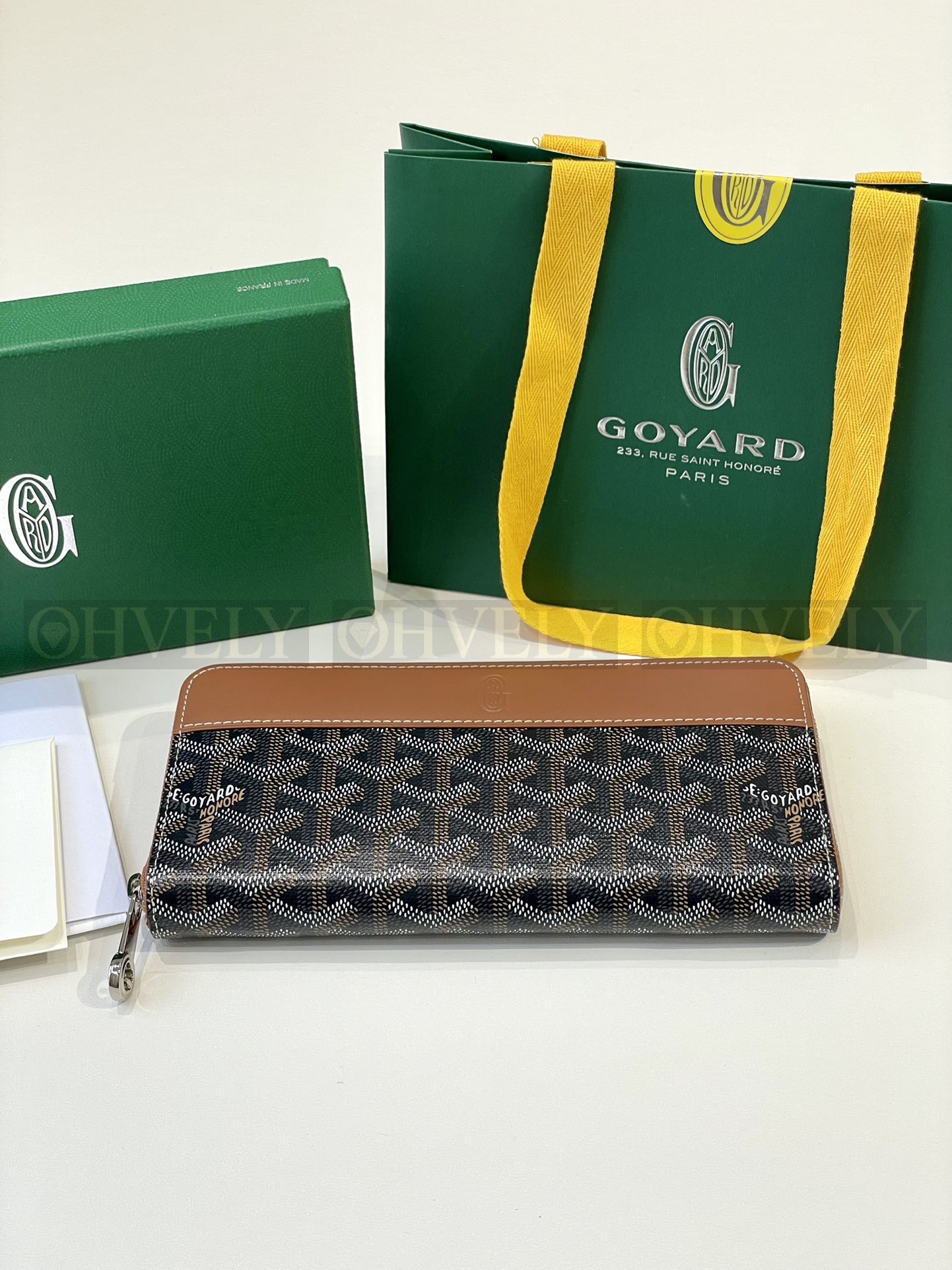 GOYARD 고야드 마티뇽 GM 월렛 블랙&브라운 상품 썸네일