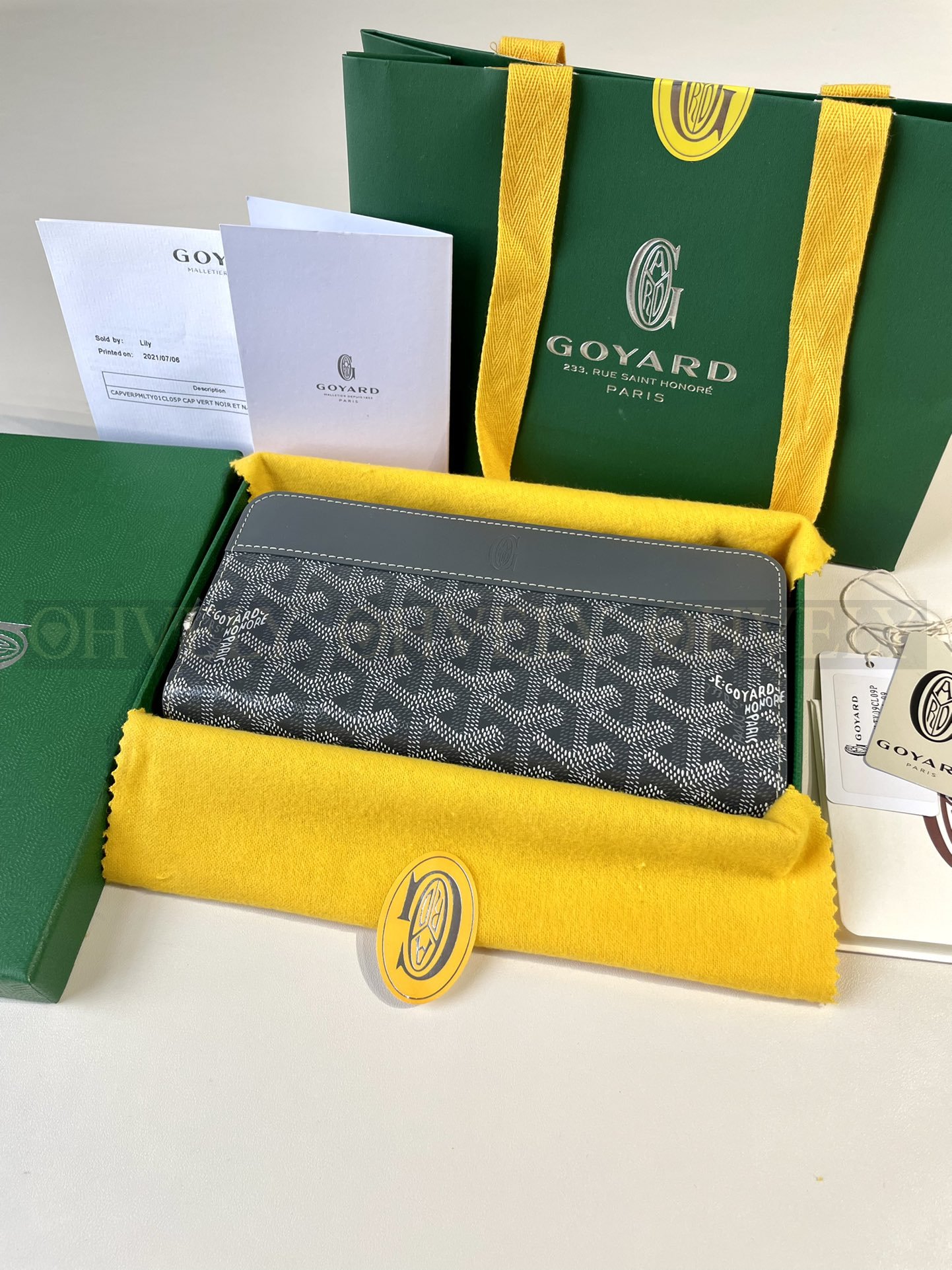 GOYARD 고야드 마티뇽 GM 월렛 그레이 상품 썸네일