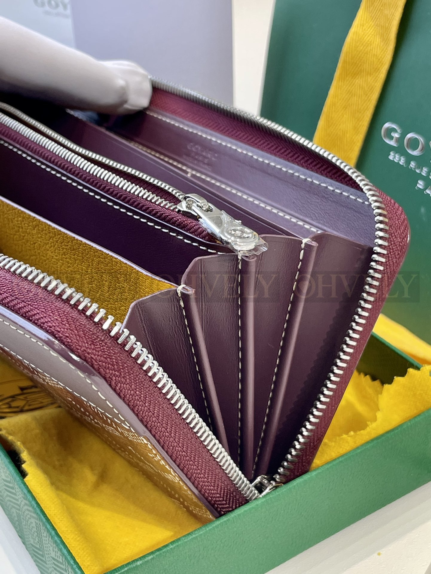 GOYARD 고야드 마티뇽 GM 월렛 버건디 상품 썸네일