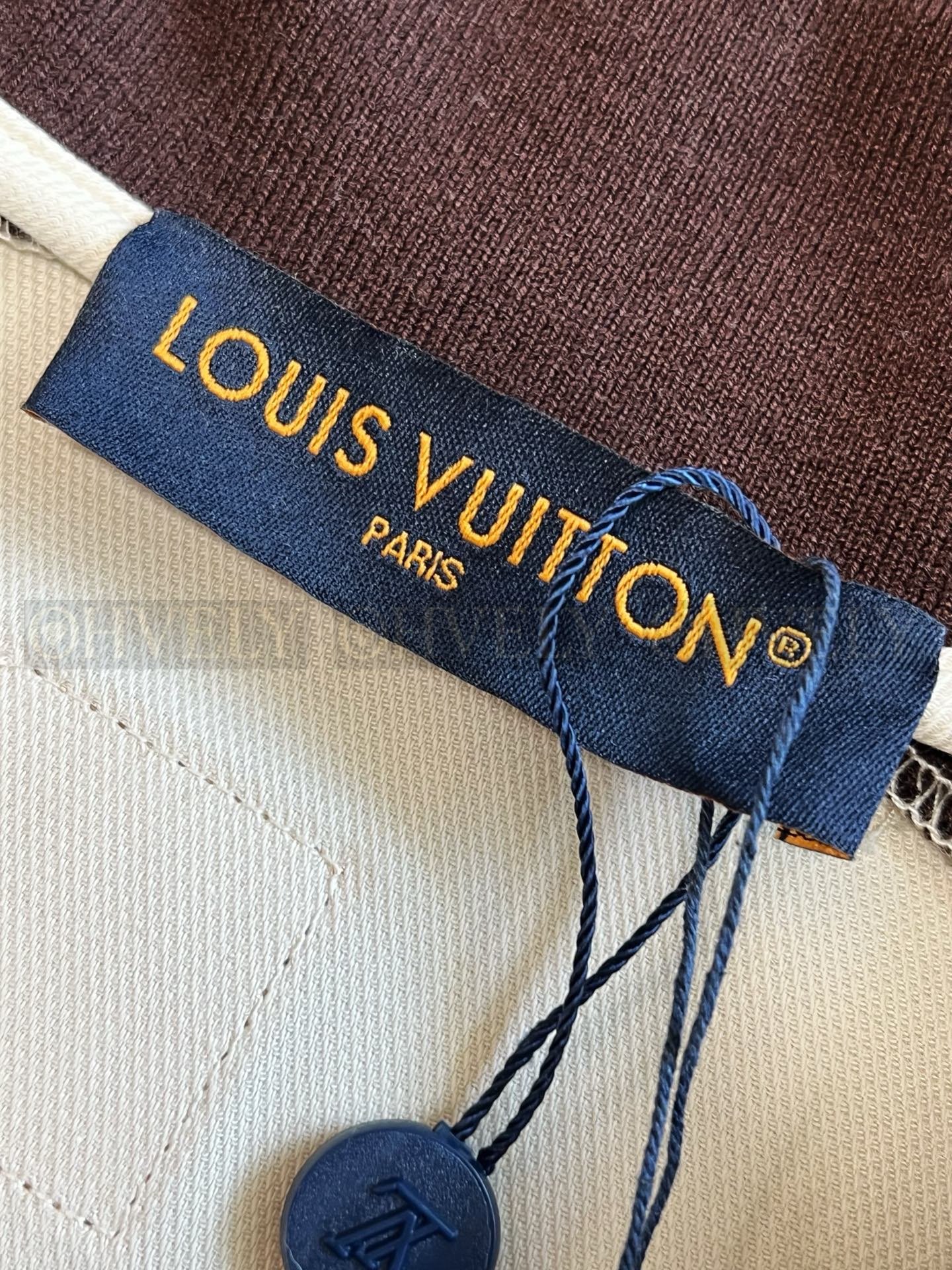 【 ZP버전 】루이비통 Louis Vuitton 바이컬러 모노그램 테이프 폴로 셔츠 상품 썸네일