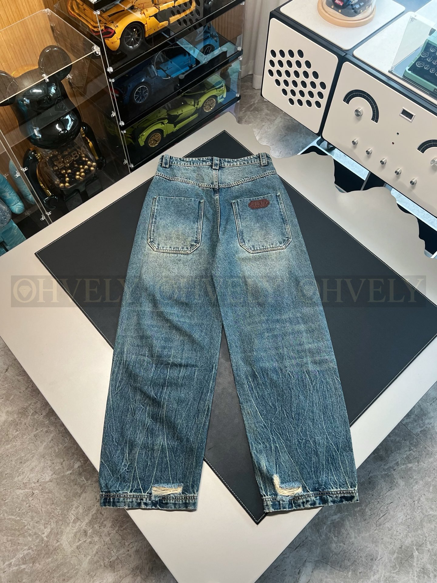 【 ZP버전 】루이비통 Louis Vuitton 빈티지 워싱 디스트로이드 데님 팬츠 상품 썸네일