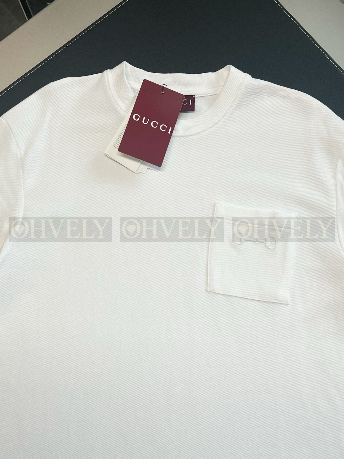 【 ZP버전 】구찌 Gucci 호스빗 자수 포켓 티셔츠 상품 썸네일