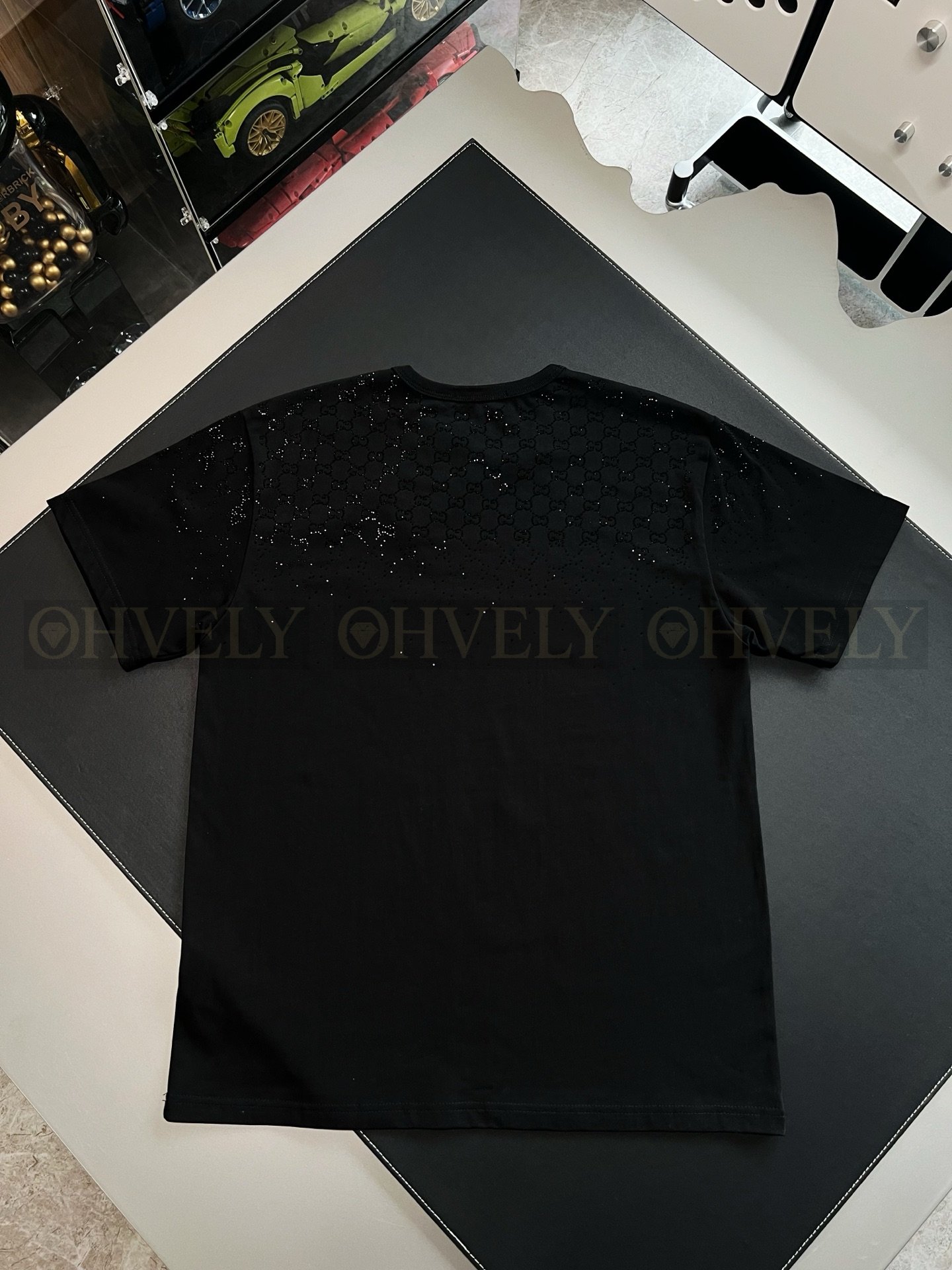 【 ZP버전 】구찌 Gucci GG 크리스털 그라데이션 티셔츠 상품 썸네일