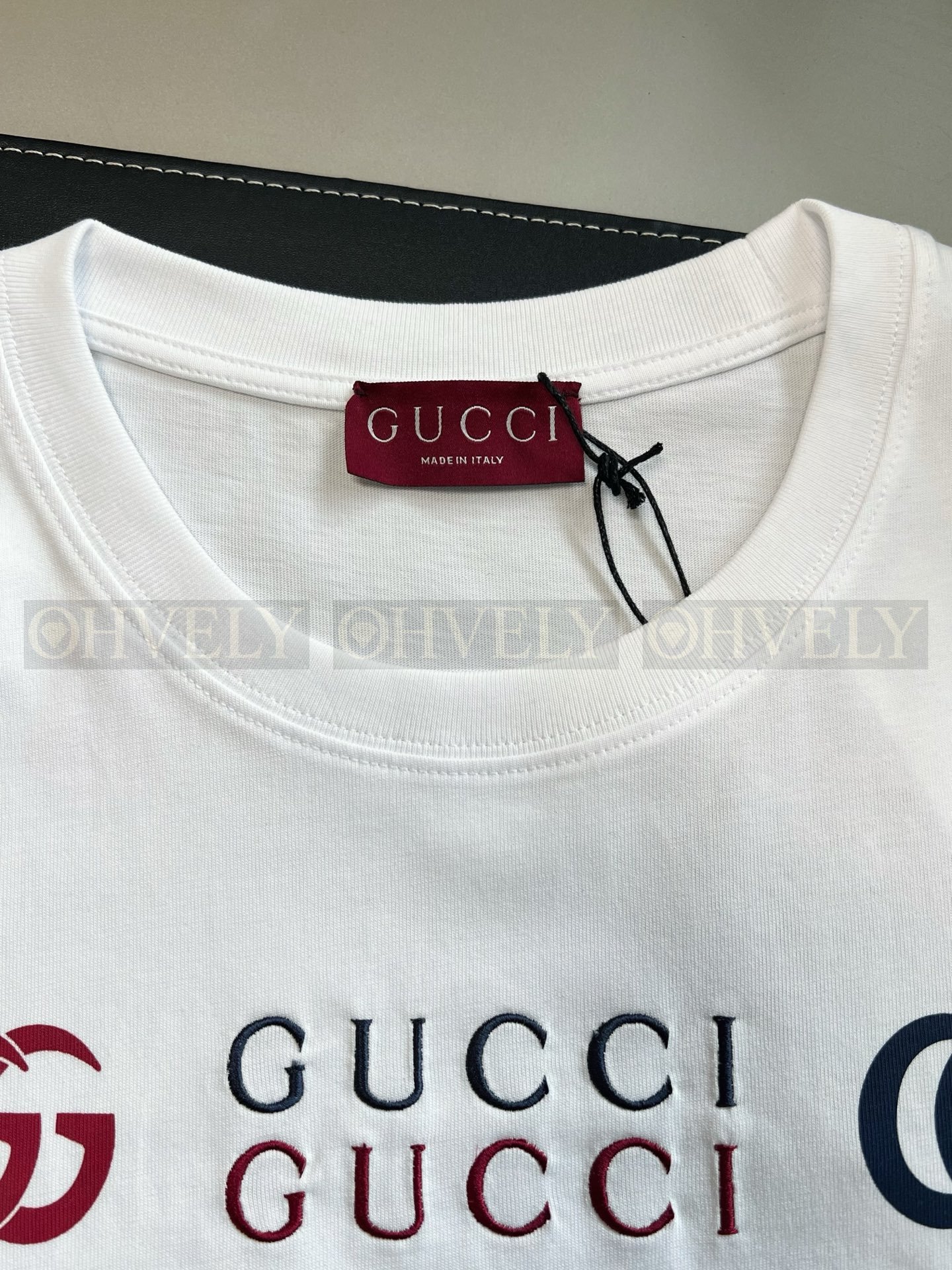 【 ZP버전 】구찌 Gucci 호스빗 GG 로고 프린트 티셔츠 상품 썸네일