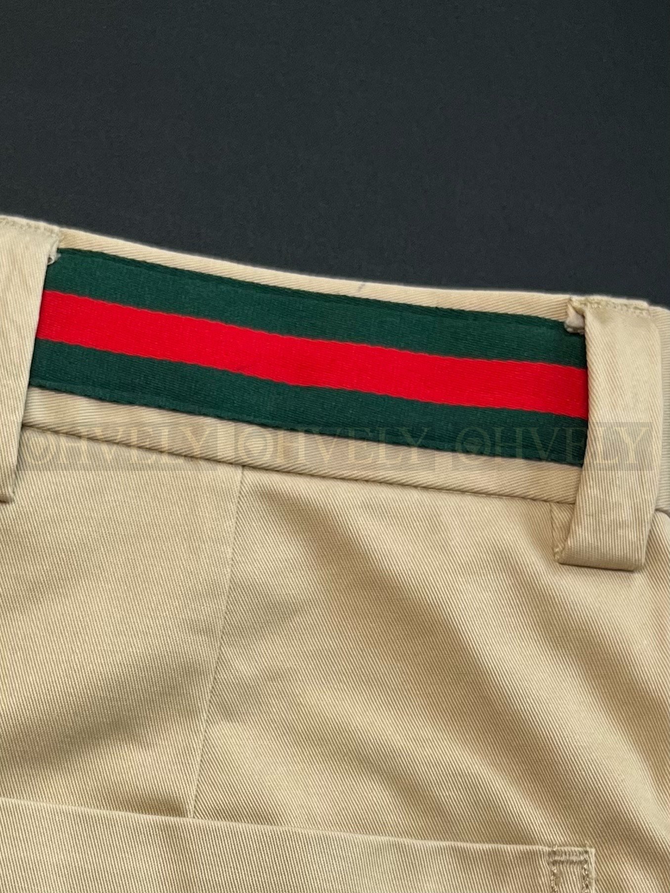 【 ZP버전 】구찌 Gucci 웹 디테일 코튼 드라이버 반바지 상품 썸네일