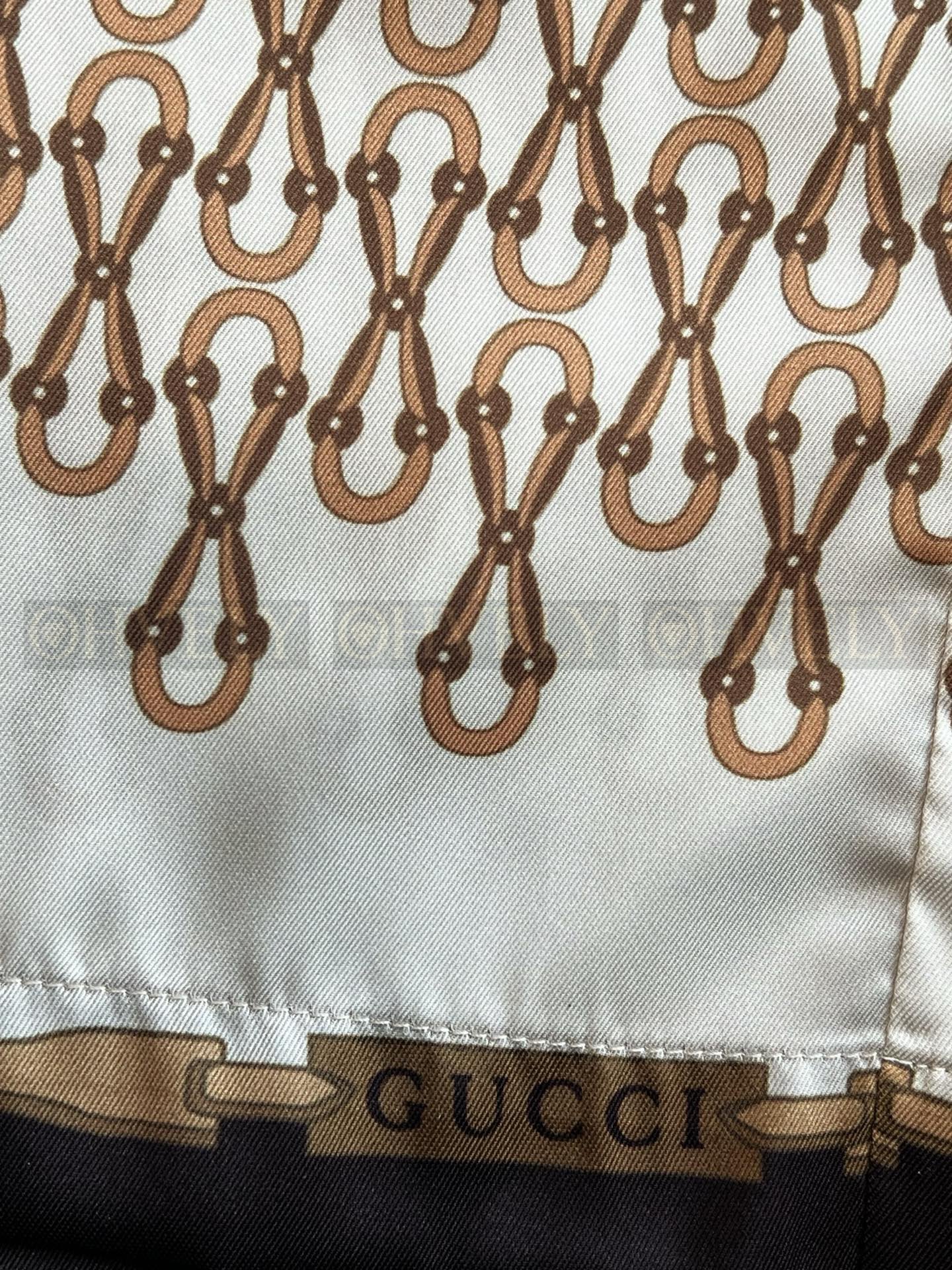【 ZP버전 】구찌 Gucci 호스빗 체인 프린트 실크 반바지 상품 썸네일