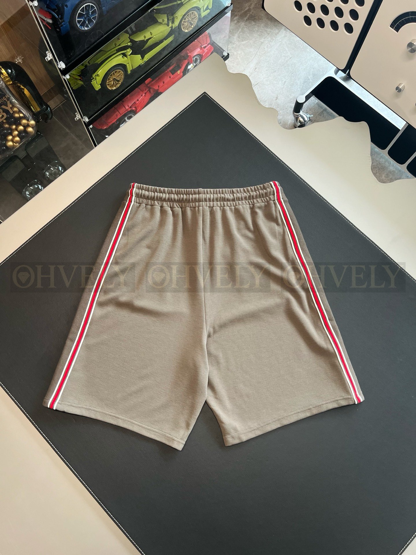 【 ZP버전 】구찌 Gucci 웹 스트라이프 저지 폴로 반바지 상품 썸네일