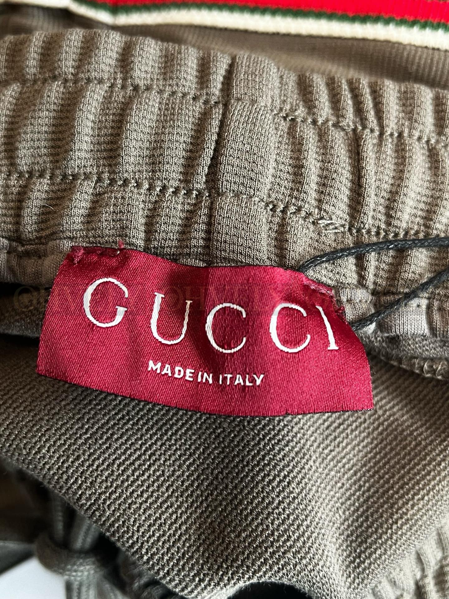 【 ZP버전 】구찌 Gucci 웹 스트라이프 저지 폴로 반바지 상품 썸네일